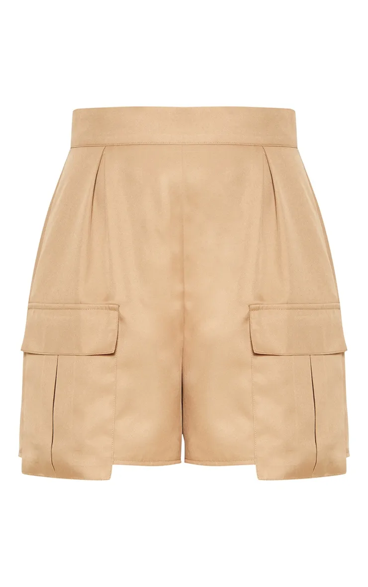 Short cargo camel à poches 